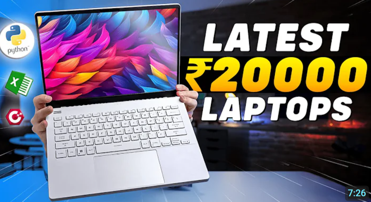 best laptop under 20000 india in 2025